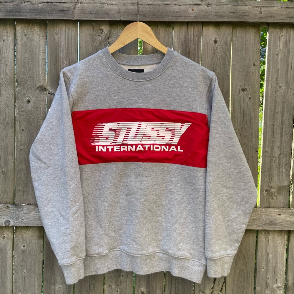 STÜSSY Crewneck Sweater, Size M